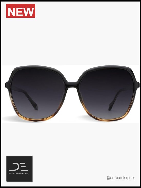Vintage Oversized Square Sunglasses UV400 Protection Polarized main image 4